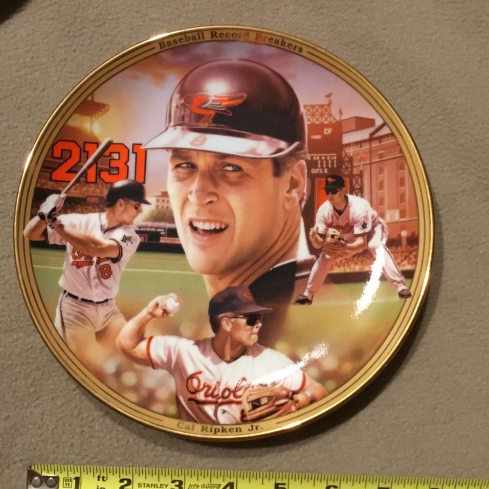 Cal Ripken Jr. Commemorative Plate